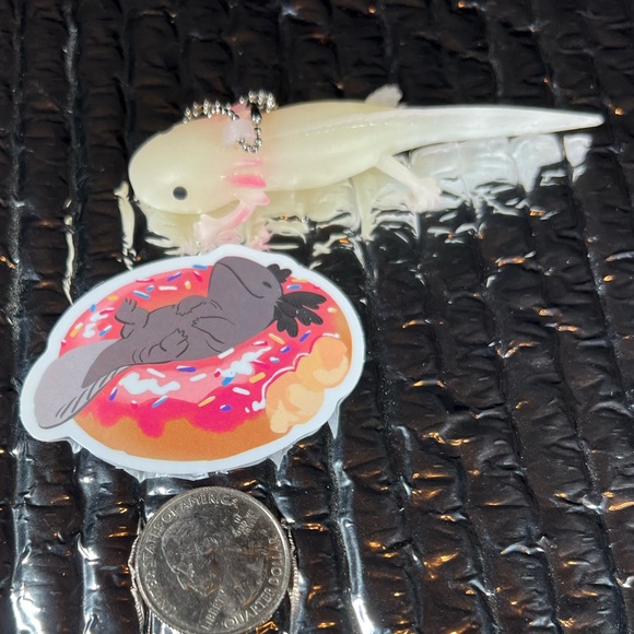 COOLalotl Axolotl Crazy Trending WaterProof Single Decor Accent Sticker - Picture 3 of 5